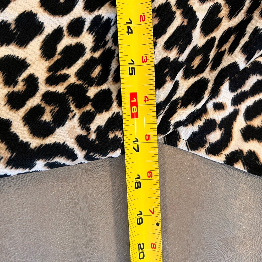 Worthington Leopard print top. Size PS - Picture 2 of 6